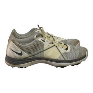 Nike FI Impact 2 Spikeless Golf Shoes Women's Size 7 White Gray Lightweight